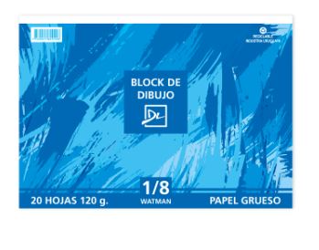 Block 1/8 Watman Grueso 120g 20h DALI